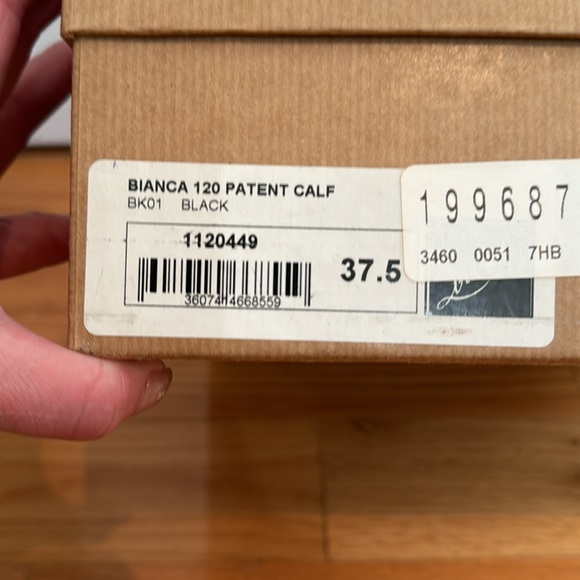 Christian Louboutin Bianca 120 patent Calf 7.5 - Picture 3 of 5